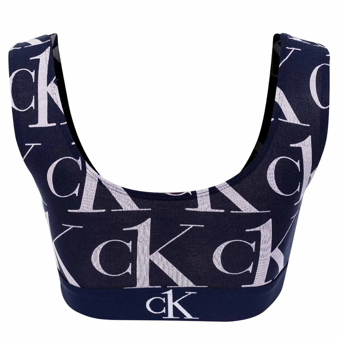 CALVIN KLEIN DAMSKI BIUSTONOSZ STANIK UNLINED BRALETTE DARK BLUE 000QF6669E V7B