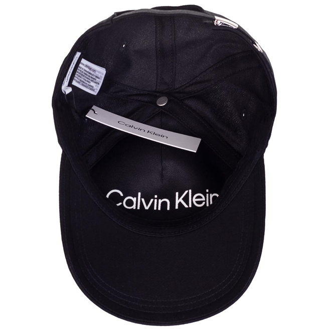 CALVIN KLEIN CZAPKA Z DASZKIEM RE-LOCK BB CAP BLACK K60K609168 BAX