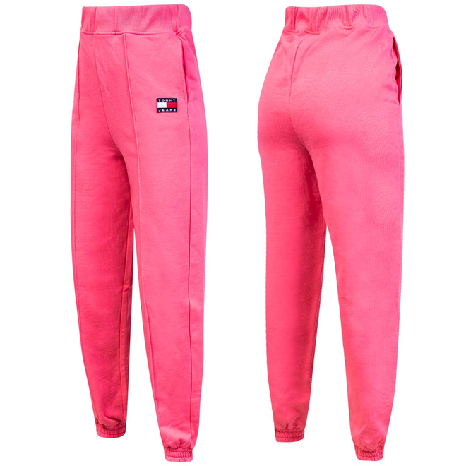 TOMMY HILFIGER DAMSKIE SPODNIE DRESOWE TJW RELAXED HRS BADGE SWEATPANT PINK DW0DW12635 TIJ