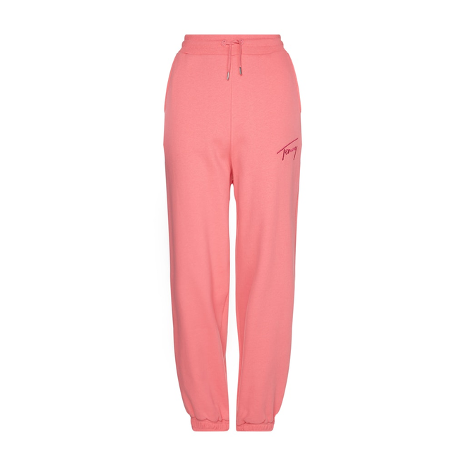 TOMMY HILFIGER DAMSKIE SPODNIE DRESOWE TJW TOMMY SIGNATURE SWEATPANT PINK DW0DW11886 TIJ