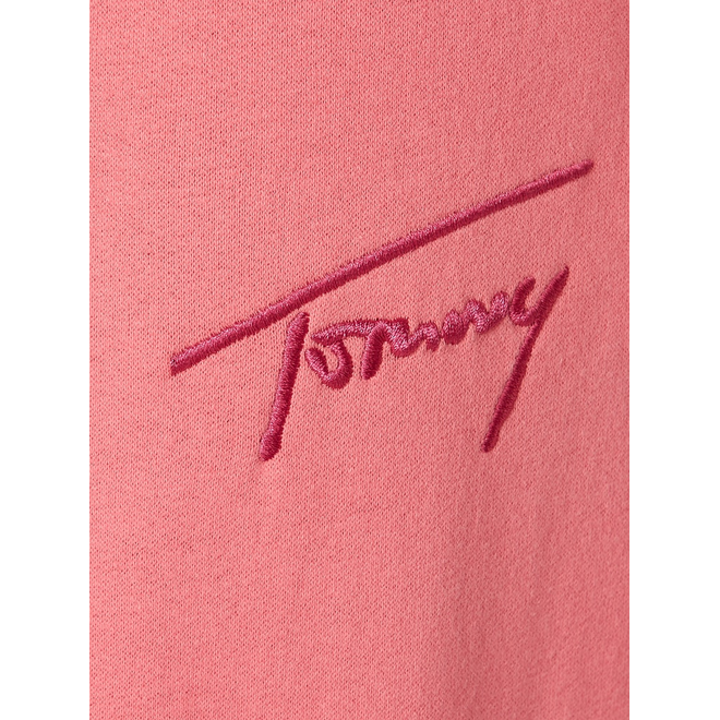 TOMMY HILFIGER DAMSKIE SPODNIE DRESOWE TJW TOMMY SIGNATURE SWEATPANT PINK DW0DW11886 TIJ
