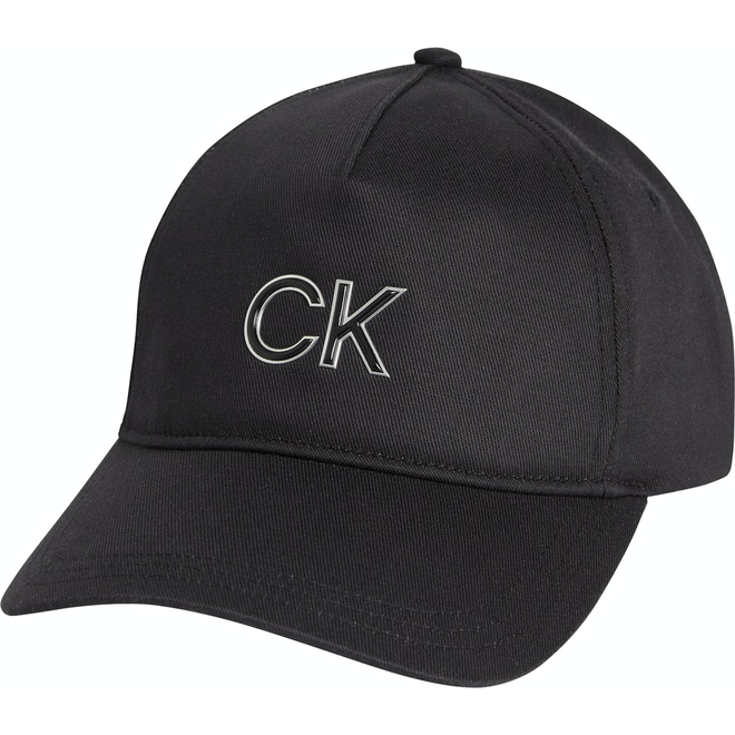 CALVIN KLEIN CZAPKA Z DASZKIEM RE-LOCK INLAY CK BB CAP BLACK K60K609712 BAX