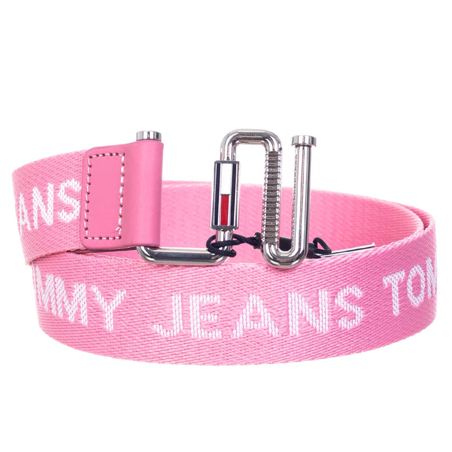 TOMMY HILFIGER DAMSKI PASEK DO SPODNI TJW ESSENTIAL WEBBING BELT PINK AW0AW11650 THE