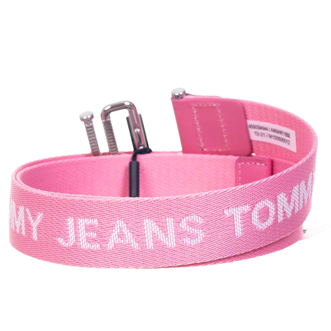 TOMMY HILFIGER DAMSKI PASEK DO SPODNI TJW ESSENTIAL WEBBING BELT PINK AW0AW11650 THE
