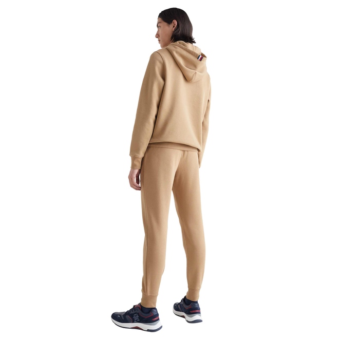 TOMMY HILFIGER BLUZA MĘSKA ESSENTIAL MONOGRAM HOODY BROWN MW0MW28677 GW8