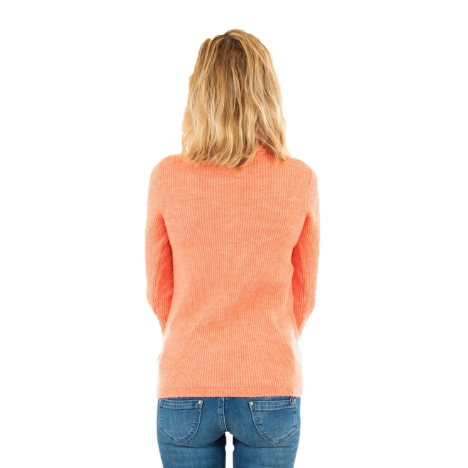 TOMMY HILFIGER DAMSKI GOLF TJW SIGNATURE RIB TURTLENECK PEACH DW0DW14255 TKL