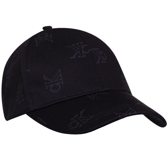 CALVIN KLEIN CZAPKA Z DASZKIEM SPORT ESSENTIALS CAP AOP CZARNA K50K510175 0GJ