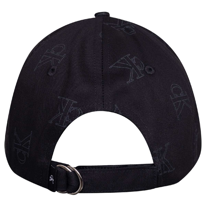 CALVIN KLEIN CZAPKA Z DASZKIEM SPORT ESSENTIALS CAP AOP CZARNA K50K510175 0GJ