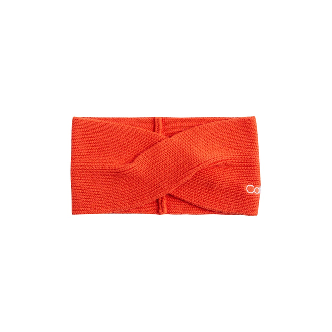 CALVIN KLEIN OPASKA NA GŁOWĘ ESSENTIAL KNIT HEADBAND GRAPEFRUIT K60K608656 SNX