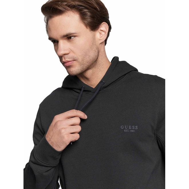 GUESS BLUZA MĘSKA CHRISTIAN HOODIE FLEECE BLACK M2BQ52K7ON4 JBLK