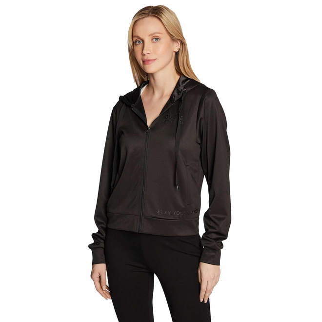 GUESS DAMSKA BLUZA MARTHE SWEATSHIRT CZARNA W2BQ15KB7K2 JBLK