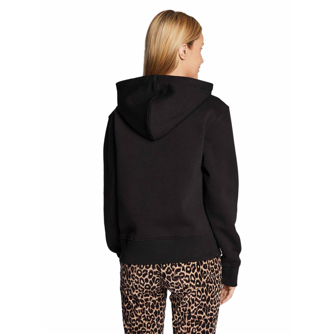 GUESS OCIEPLANA BLUZA DAMSKA Z KAPTUREM HANNE SWEATSHIRT CZARNA W2BQ13K9Z21 JBLK