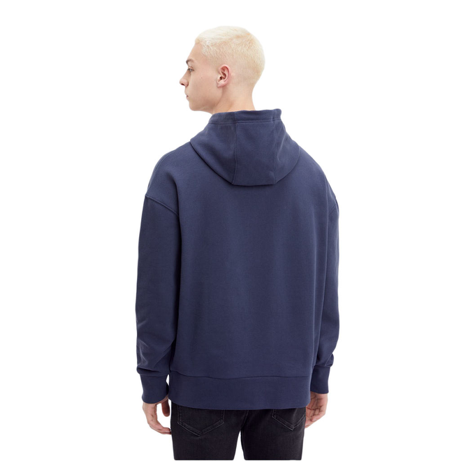 TOMMY HILFIGER BLUZA MĘSKA TJM REG ATHLETIC LOGO HOODIE GRANATOWA DM0DM15009 C87