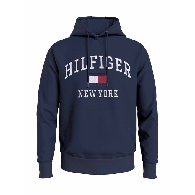 TOMMY HILFIGER BLUZA MĘSKA MODERN VARSITY HOODY GRANATOWA MW0MW28173 DW5