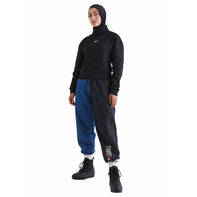 TOMMY HILFIGER DAMSKI GOLF TJW BXY BADGE TURTLENECK CZARNY DW0DW14338 BDS