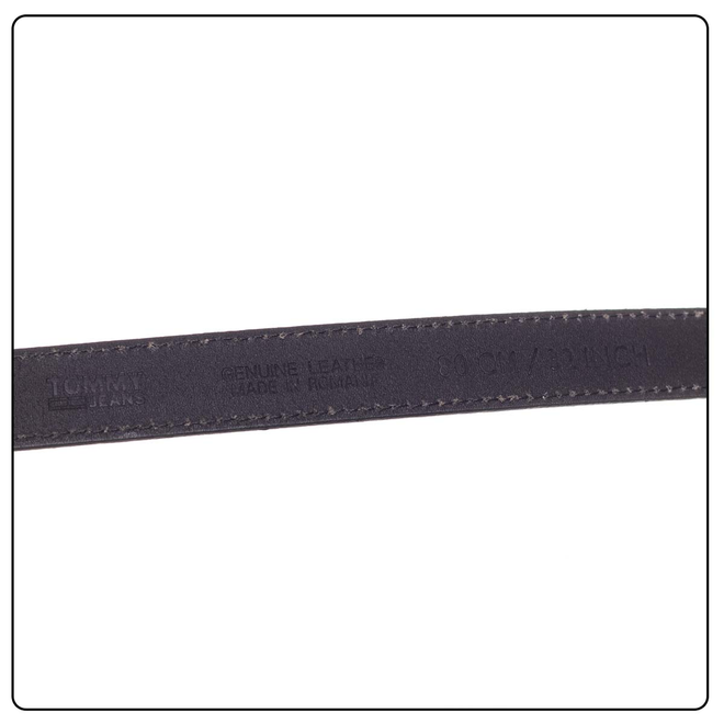 TOMMY HILFIGER DAMSKI PASEK DO SPODNI TJW HERITAGE LOCK LEATHER 2.5 CZARNY AW0AW14073 0GJ