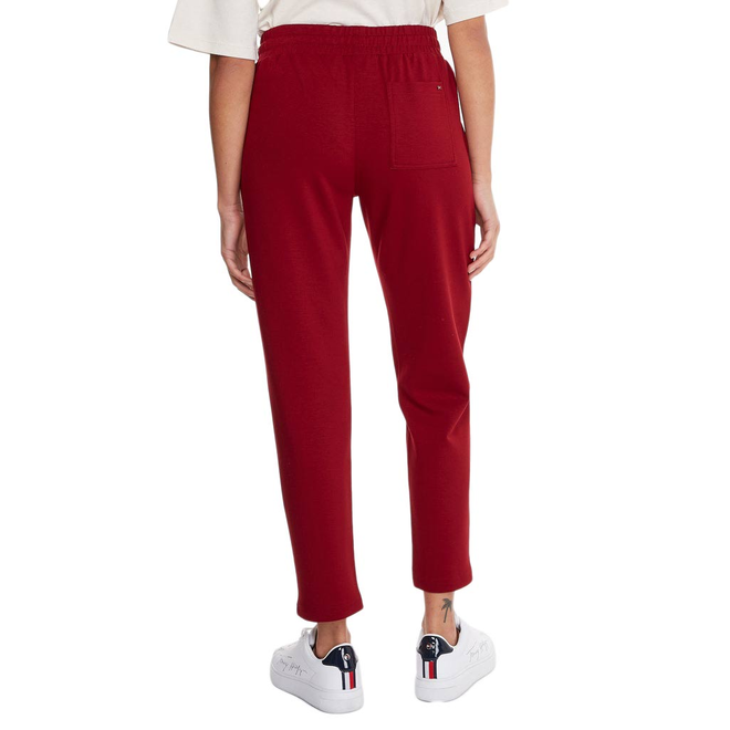 TOMMY HILFIGER DAMSKIE SPODNIE DRESOWE INTERLOCK TAPERED PANT WINO WW0WW36055 XJS