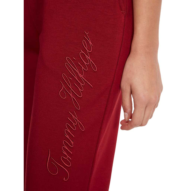 TOMMY HILFIGER DAMSKIE SPODNIE DRESOWE INTERLOCK TAPERED PANT WINO WW0WW36055 XJS