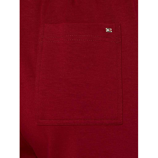 TOMMY HILFIGER DAMSKIE SPODNIE DRESOWE INTERLOCK TAPERED PANT WINO WW0WW36055 XJS