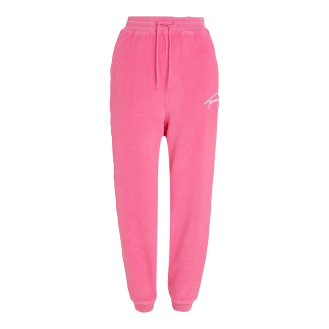 TOMMY HILFIGER DAMSKIE SPODNIE DRESOWE POLAROWE TJW SIGNATURE FLEECE SWEATPANT RÓŻOWE DW0DW14435 TO5