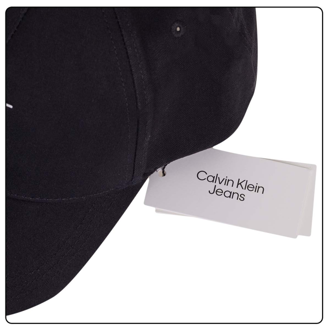 CALVIN KLEIN CZAPKA Z DASZKIEM ESSENTIAL CAP CZARNA K50K510182 BDS