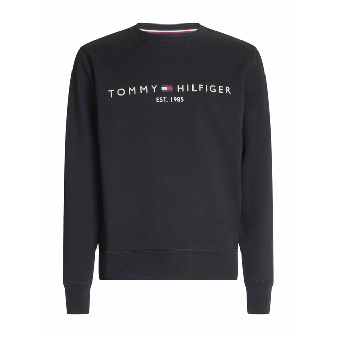 TOMMY HILFIGER OCIEPLANA BLUZA MĘSKA TOMMY LOGO SWEATSHIRT CZARNY MW0MW11596 BDS