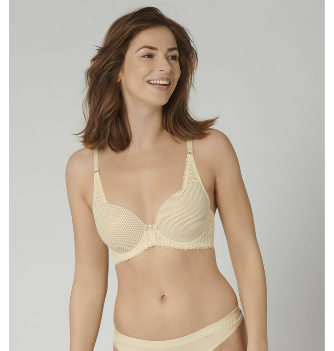 Triumph Amourette Spotlight WHP filaire Half-cup rembourré Soutien-gorge Pêche (1196) CS