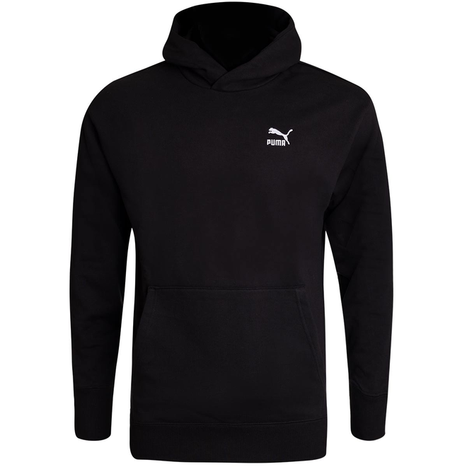 PUMA BLUZA MĘSKA Z KAPTUREM CLASSICS RELAXED HOODIE TR CZARNA 535601 01