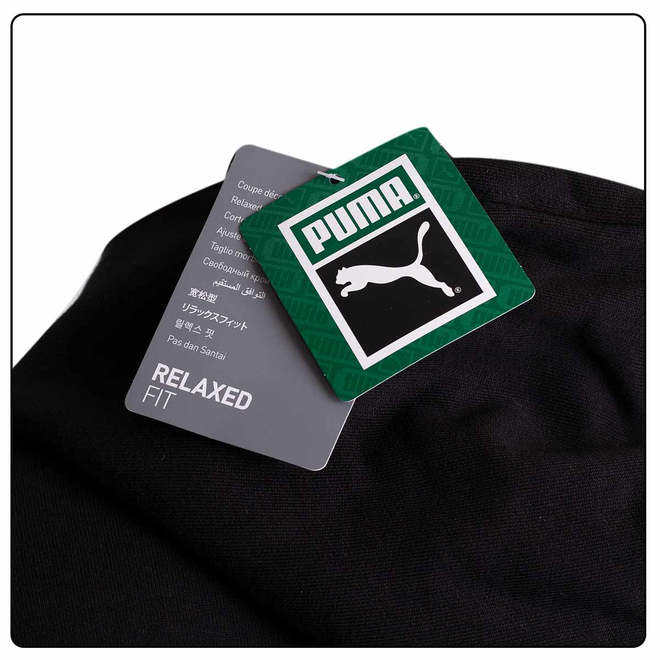 PUMA BLUZA MĘSKA Z KAPTUREM CLASSICS RELAXED HOODIE TR CZARNA 535601 01