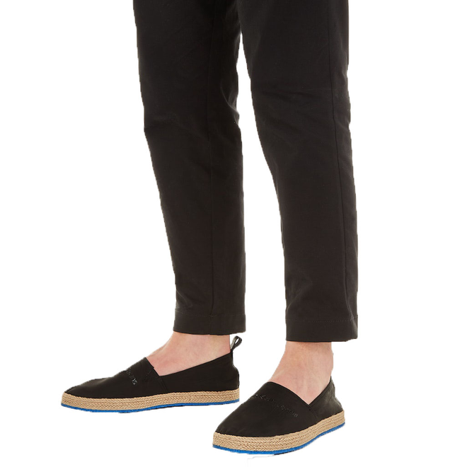 CALVIN KLEIN BUTY MĘSKIE ESPADRYLE ESPARILLE INST CZARNE YM0YM00655 0GP