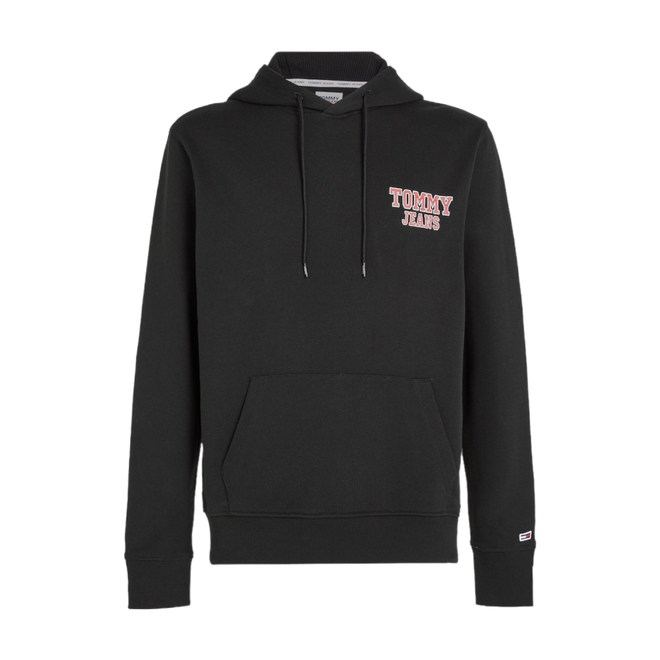 TOMMY HILFIGER BLUZA MĘSKA Z KAPTUREM TJM REGULAR ENTRY GRAPHIC HOODIE CZARNA DM0DM16365 BDS