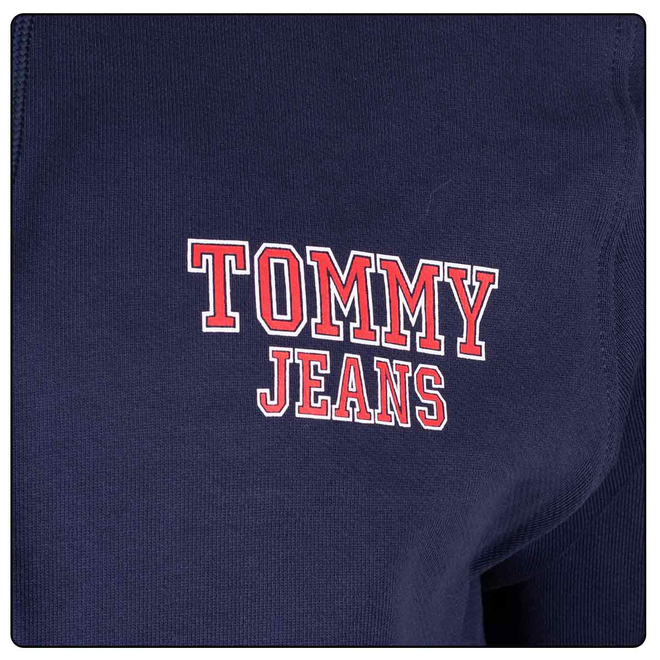 TOMMY HILFIGER BLUZA MĘSKA Z KAPTUREM TJM REGULAR ENTRY GRAPHIC HOODIE GRANATOWA DM0DM16365 C87