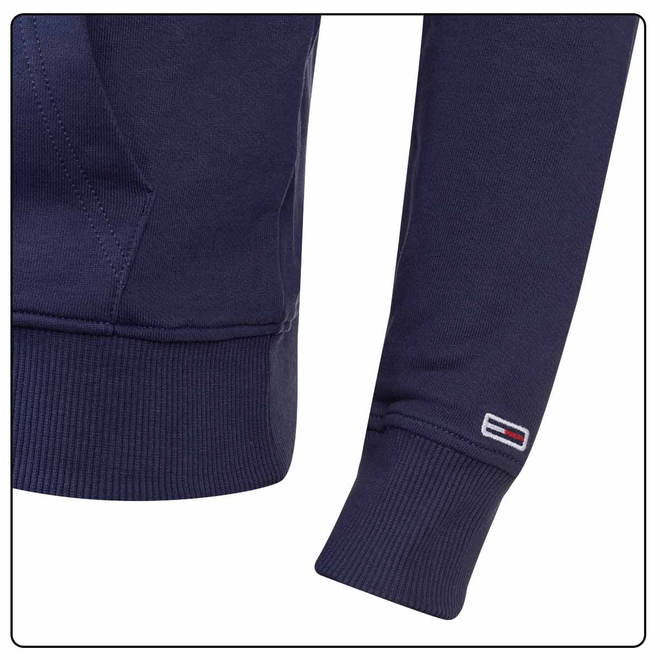 TOMMY HILFIGER BLUZA MĘSKA Z KAPTUREM TJM REGULAR ENTRY GRAPHIC HOODIE GRANATOWA DM0DM16365 C87