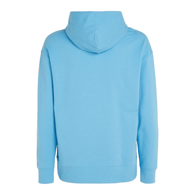 TOMMY HILFIGER BLUZA MĘSKA Z KAPTUREM TJM RLX XS BADGE HOODIE NIEBIESKA DM0DM16369 CY7