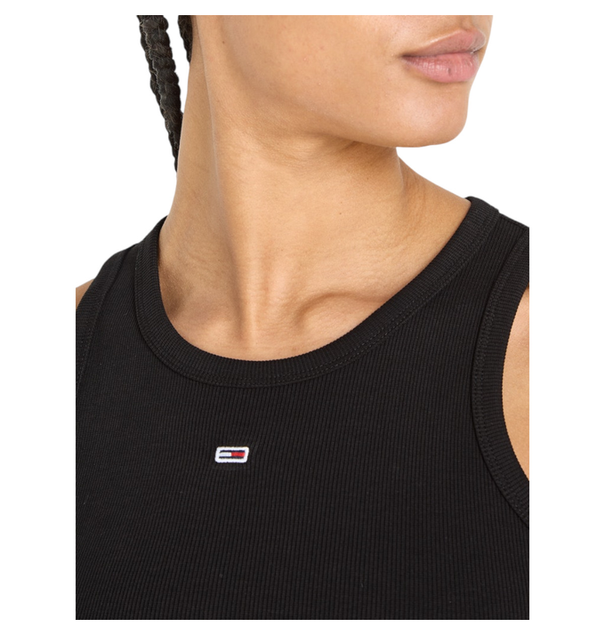 Slim Essential Rib Ss Bds Black
