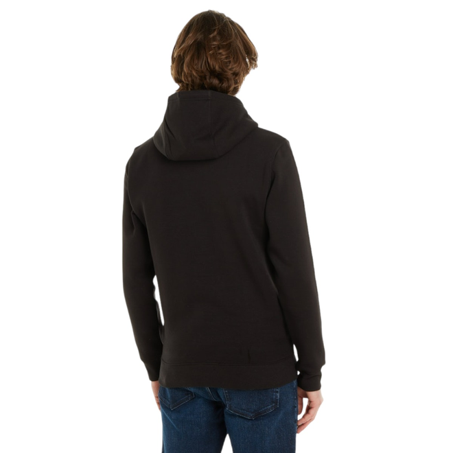 TOMMY HILFIGER BLUZA MĘSKA Z KAPTUREM TJM REG TONAL LINEAR LOGO HOODIE CZARNA DM0DM16800 BDS
