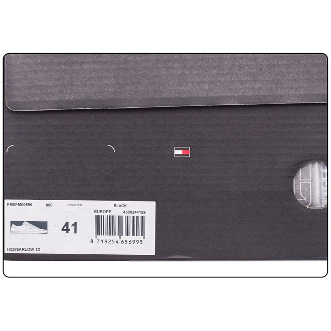 TOMMY HILFIGER BUTY MĘSKIE TRAMPKI HARLOW 1D BLACK FM0FM00596 990