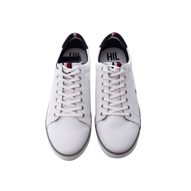 TOMMY HILFIGER BUTY MĘSKIE TRAMPKI HARLOW 1D WHITE FM0FM00596 100