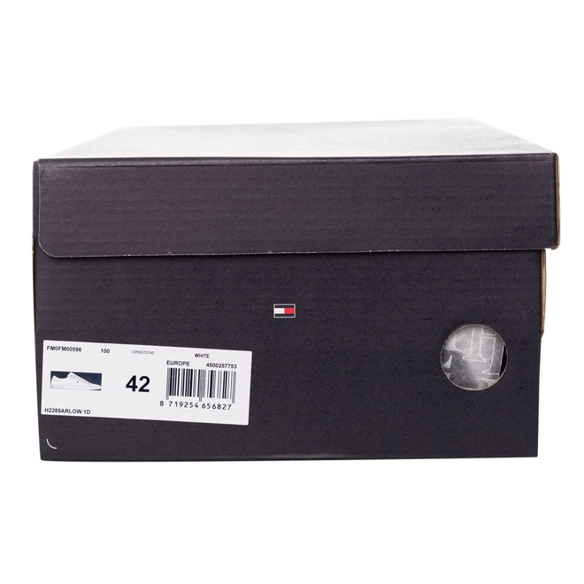 TOMMY HILFIGER BUTY MĘSKIE TRAMPKI HARLOW 1D WHITE FM0FM00596 100