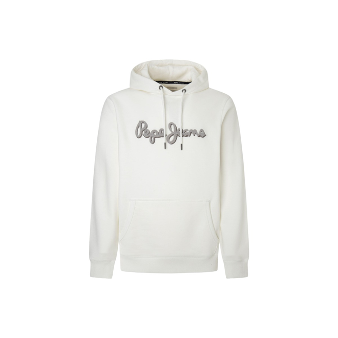 PEPE JEANS BLUZA MĘSKA Z KAPTUREM OCIEPLANA RYAN HOODIE FUTURE ECRU PM582328 803
