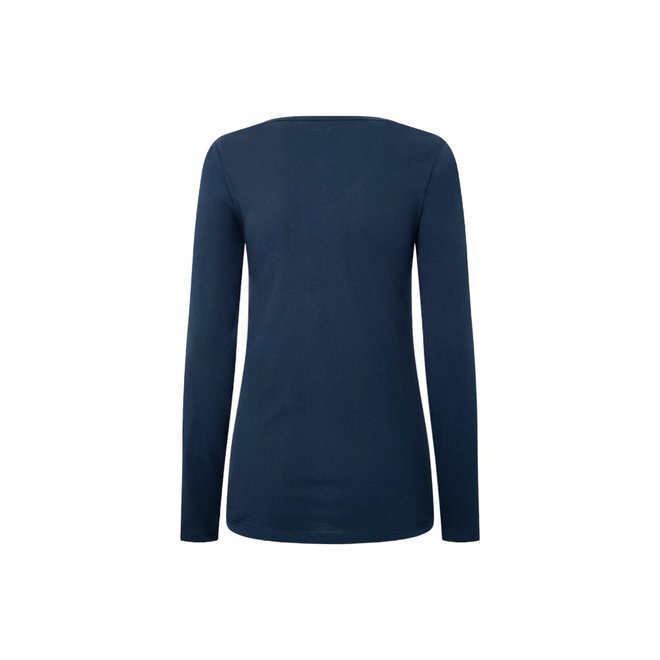 PEPE JEANS KOSZULKA DAMSKA Z DŁUGIM RĘKAWEM CORINE L/S FUTURE GRANATOWA PL505306 594