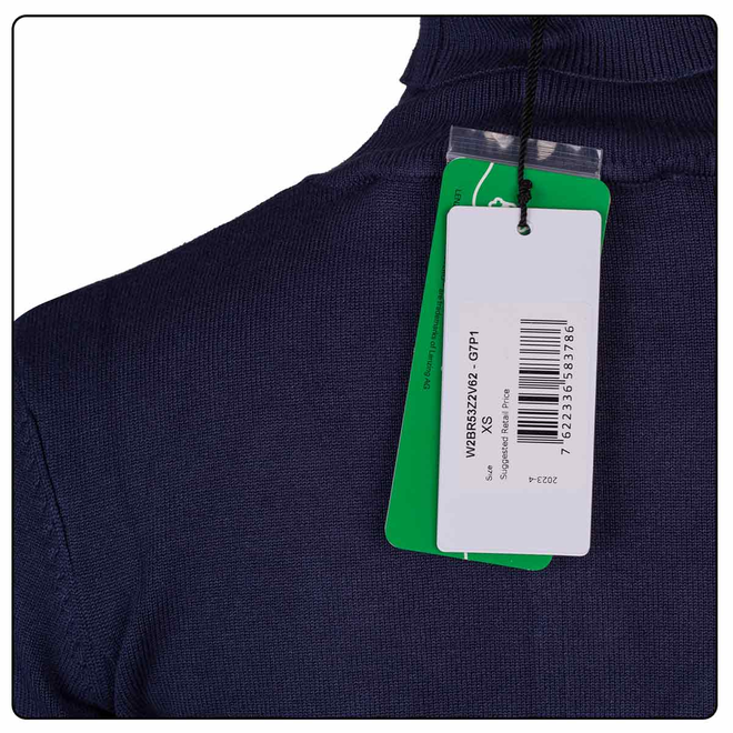 GUESS DAMSKI GOLF PAULE TN LS SWEATER GRANATOWY W2BR53Z2V62 G7P1