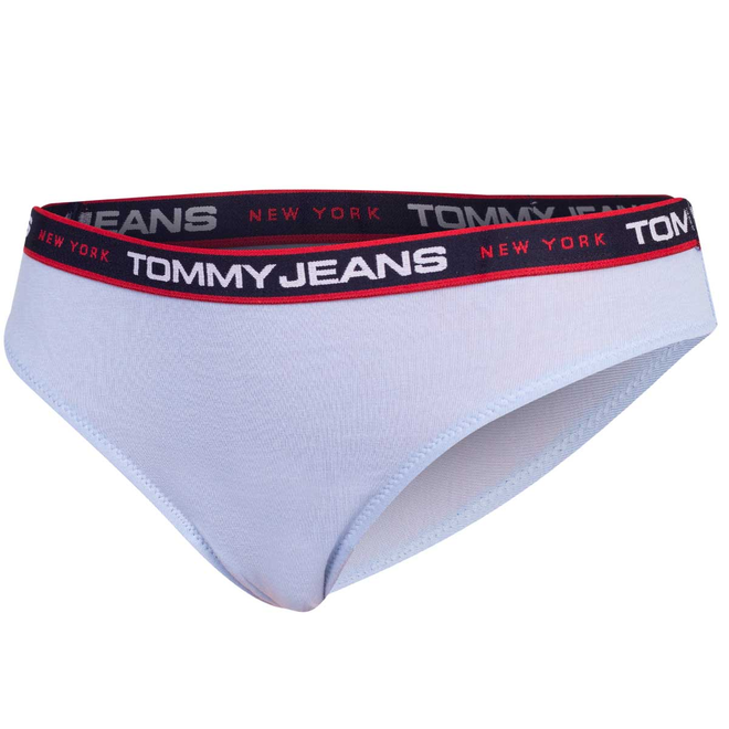 TOMMY HILFIGER BIKINI DAMSKIE MAJTKI 3P BIAŁE/NIEBIESKIE/KOBALTOWE UW0UW04710 0SQ