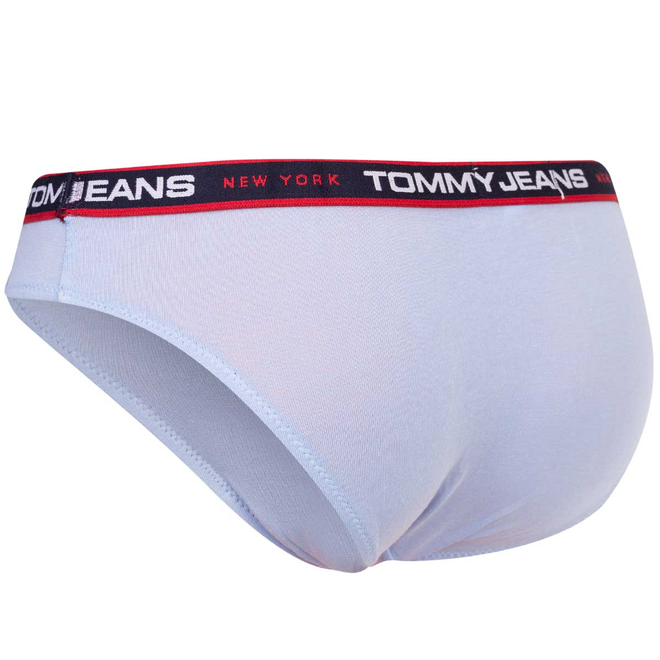 TOMMY HILFIGER BIKINI DAMSKIE MAJTKI 3P BIAŁE/NIEBIESKIE/KOBALTOWE UW0UW04710 0SQ