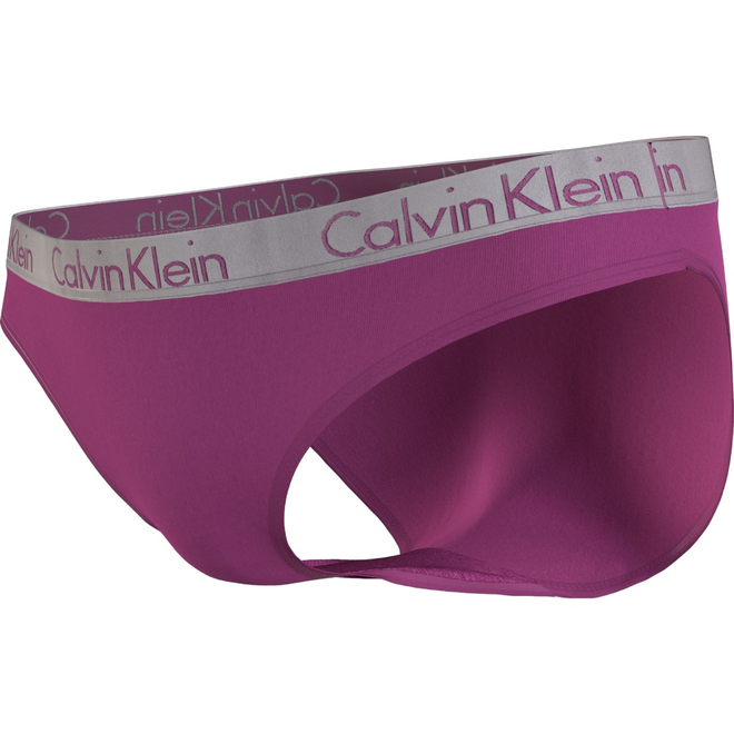 CALVIN KLEIN BIKINI DAMSKIE MAJTKI 1P FIOLETOWE 000QD3540E VID