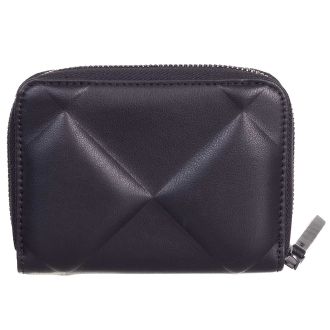 CALVIN KLEIN GIFTBOX BEZPIECZNY PORTFEL DAMSKI RE-LOCK + BRELOK CK QUILT WALLET MD CZARNY K60K611329 BAX