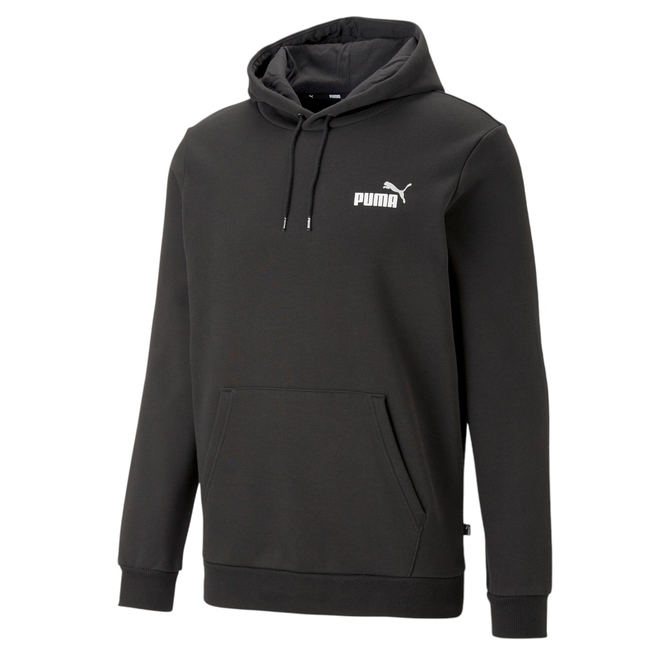 PUMA BLUZA MĘSKA Z KAPTUREM ESS 2 COL SMALL LOGO HOODIE CZARNA 674471 61