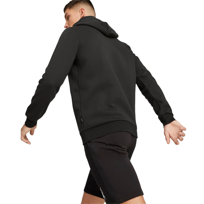 PUMA BLUZA MĘSKA Z KAPTUREM ESS 2 COL SMALL LOGO HOODIE CZARNA 674471 61