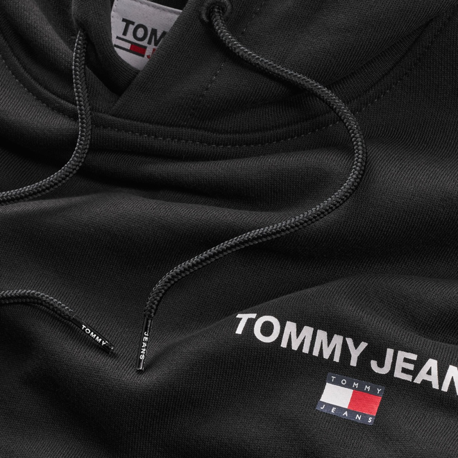 TOMMY HILFIGER BLUZA MĘSKA Z KAPTUREM TJM REG ENTRY GRAPHIC HOODIE CZARNA DM0DM17781 BDS