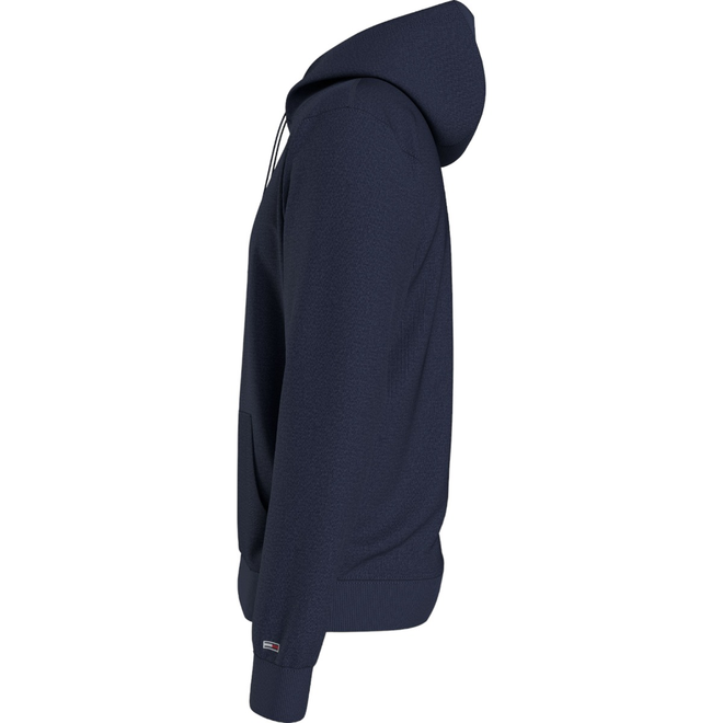 TOMMY HILFIGER OCIEPLANA BLUZA MĘSKA Z KAPTUREM TJM REG LINEAR HOODIE GRANATOWA DM0DM18130 C87